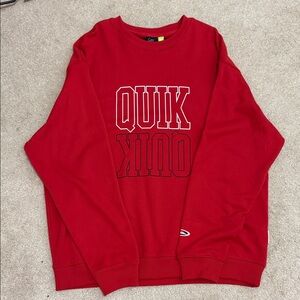 Quiksilver Red Crewneck Sweater